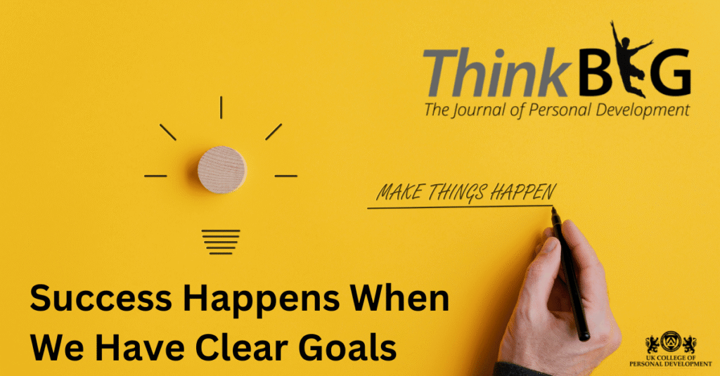 Find personal success by setting goals