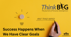Find personal success by setting goals